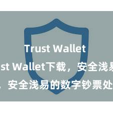 Trust Wallet 安卓版Trust Wallet下载，安全浅易的数字钞票处理用具!